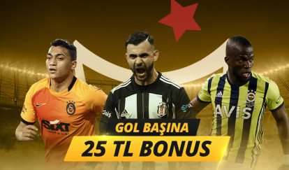 Şampiyonluk Haftasında Üç Büyüklerin Her Golüne 25 TL Bonus